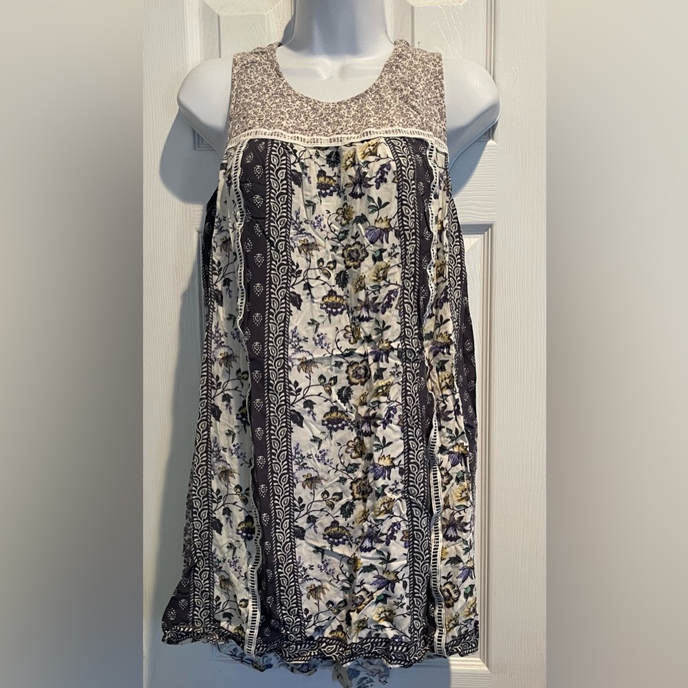 Knox Rose Sleeveless floral Midi Dress Size M